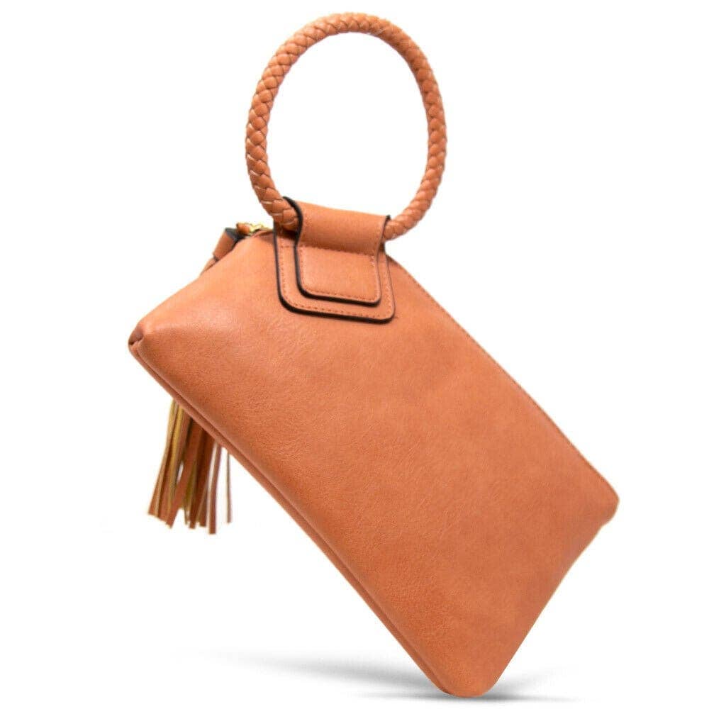 JYM0346 Soft Vegan Leather Wristlet/Clutch