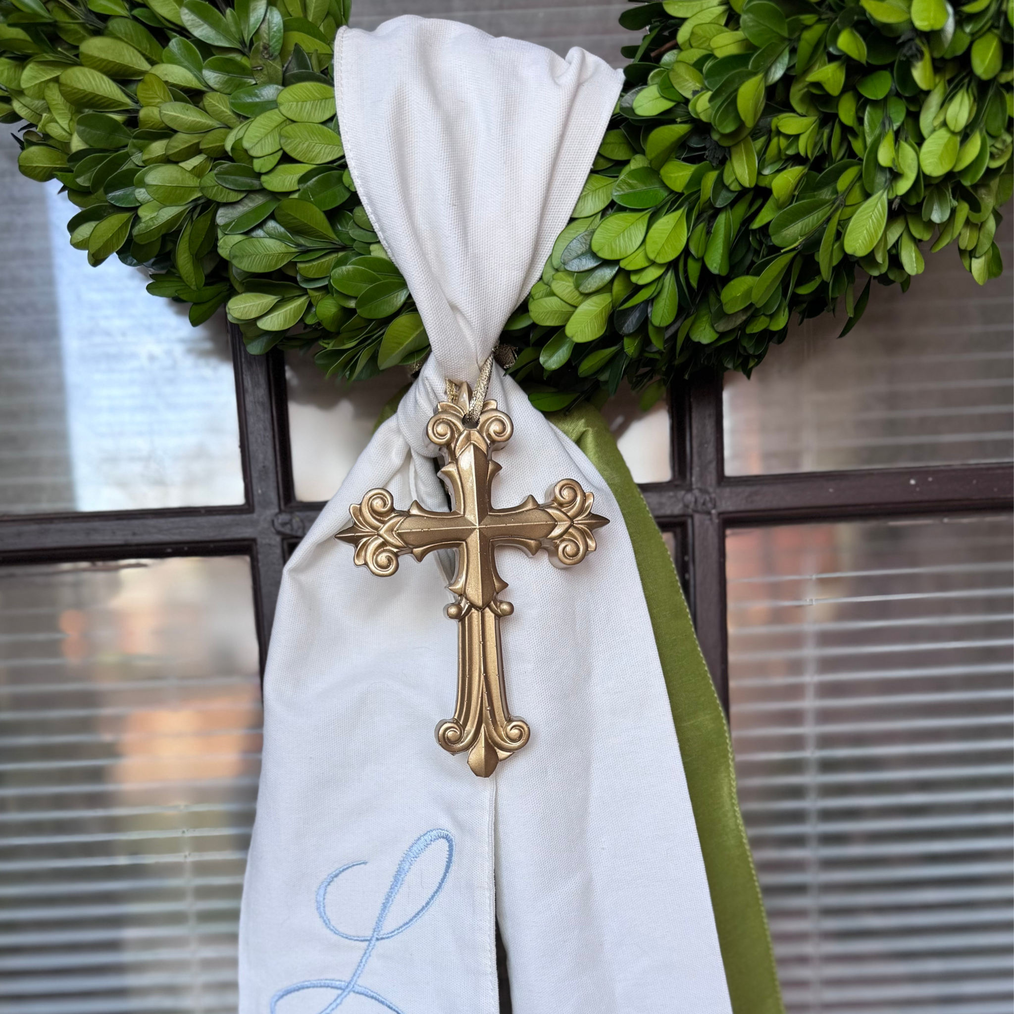 Wreath Ornament - Cross