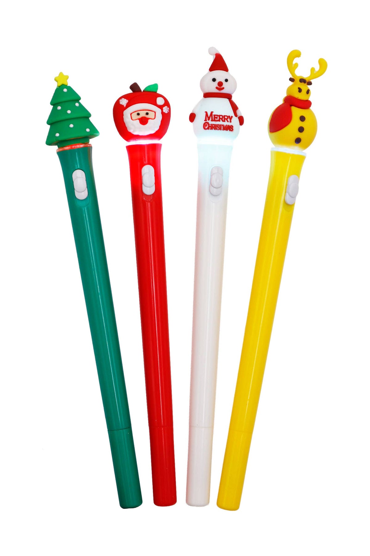 Christmas Led Light-up 0.7 mm Pen - 48 Pcs