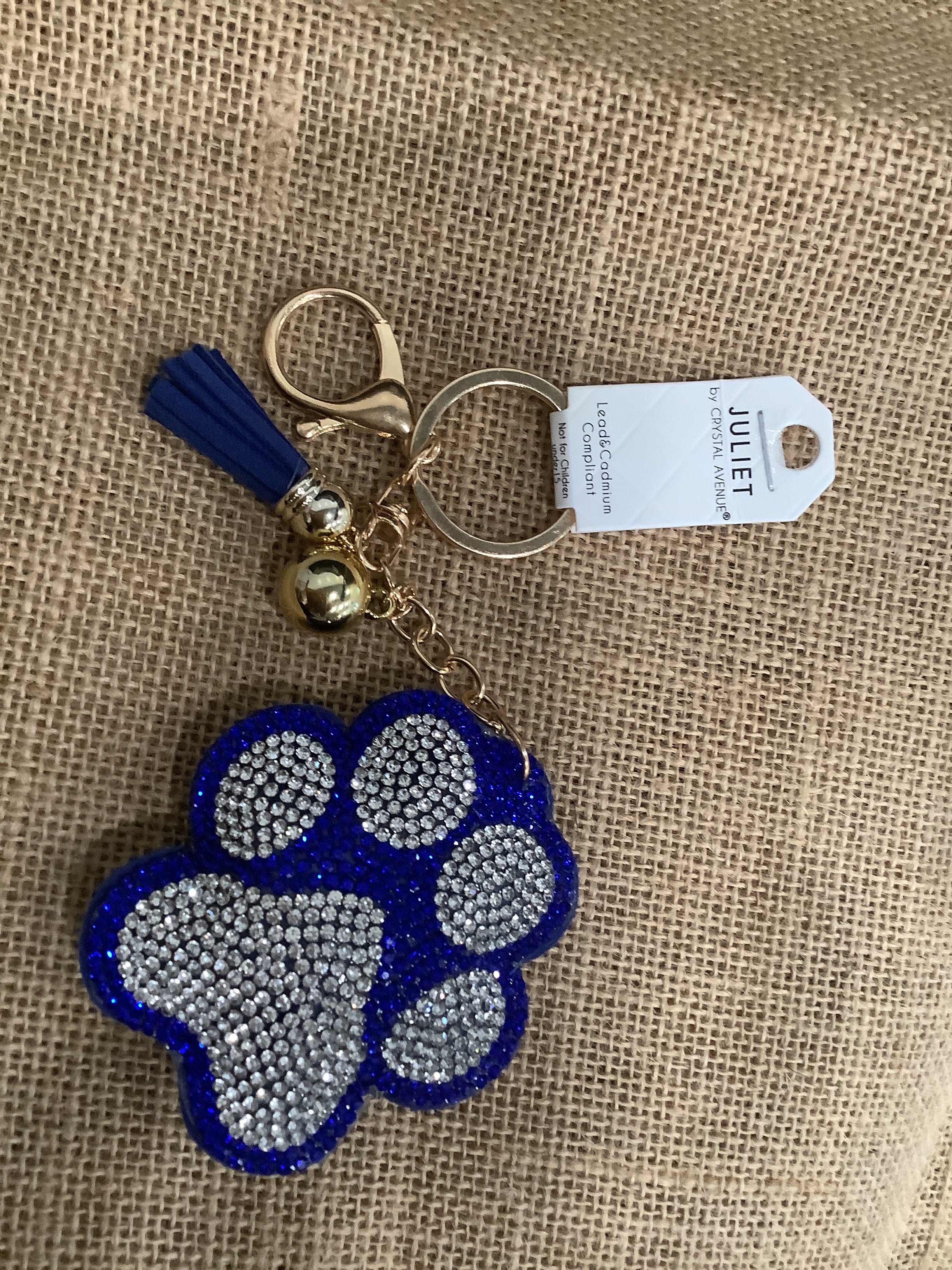 PAW PRINT KEY CHAIN