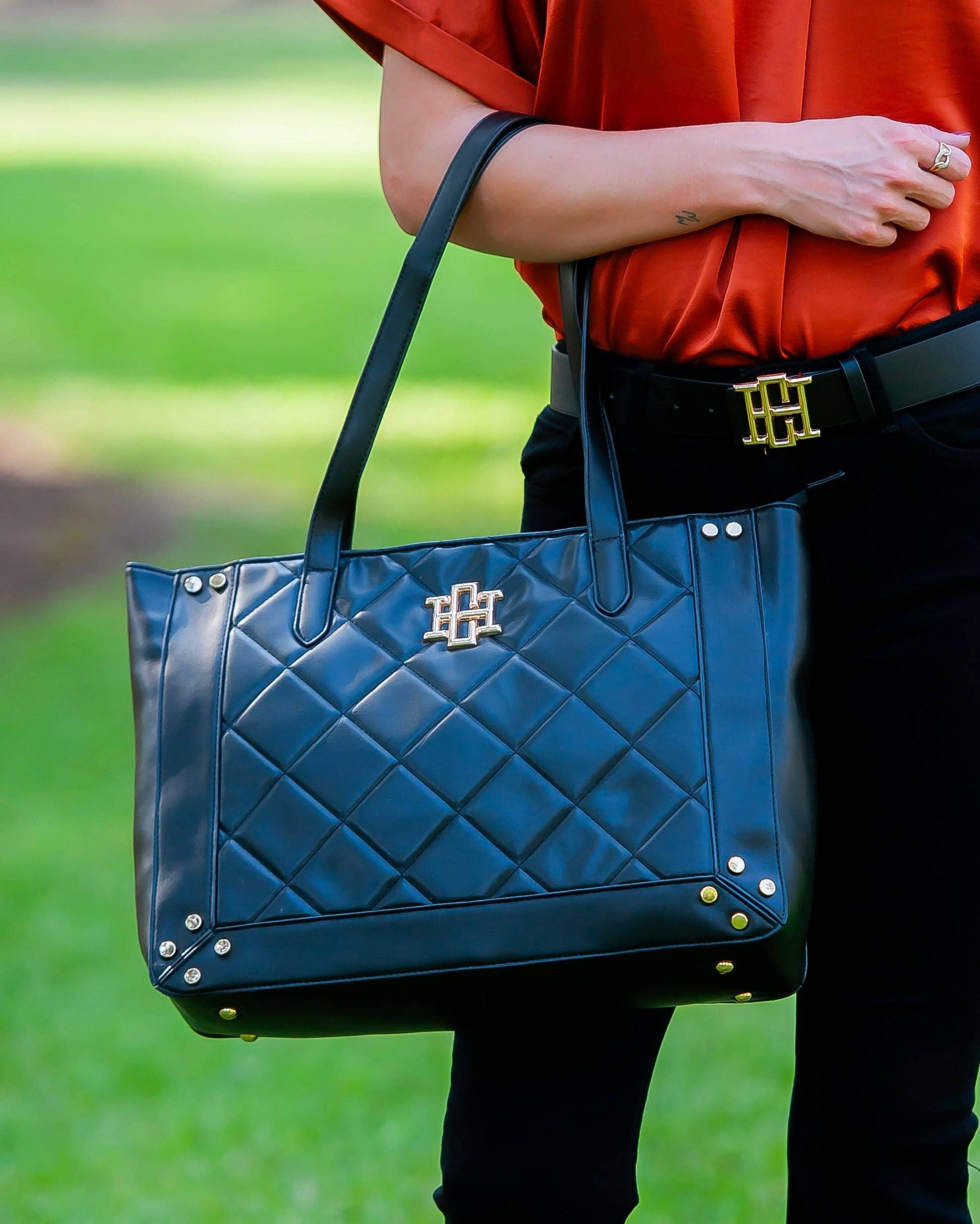 Sophie Zippered Tote Black LD