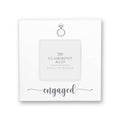 Engagement Picture Frame, Engaged with Ring- Wedding Gift