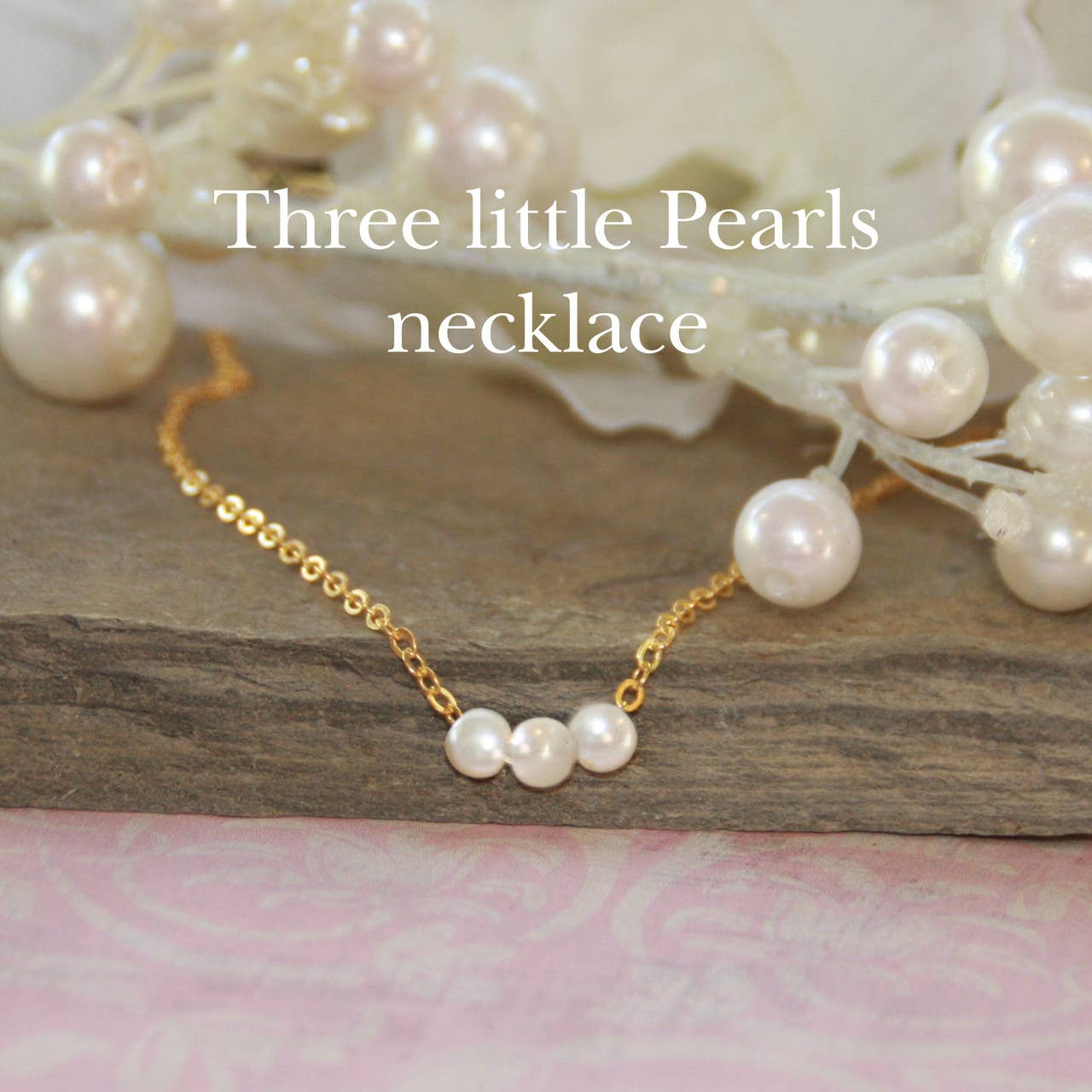 Three Little Pearls So Sweet Necklace CJ-102