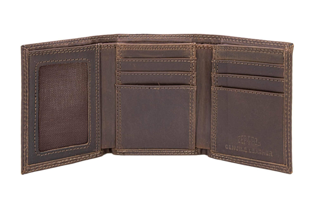 Mississippi State Bulldogs Men's Collegiate Trifold Leather Wallet.