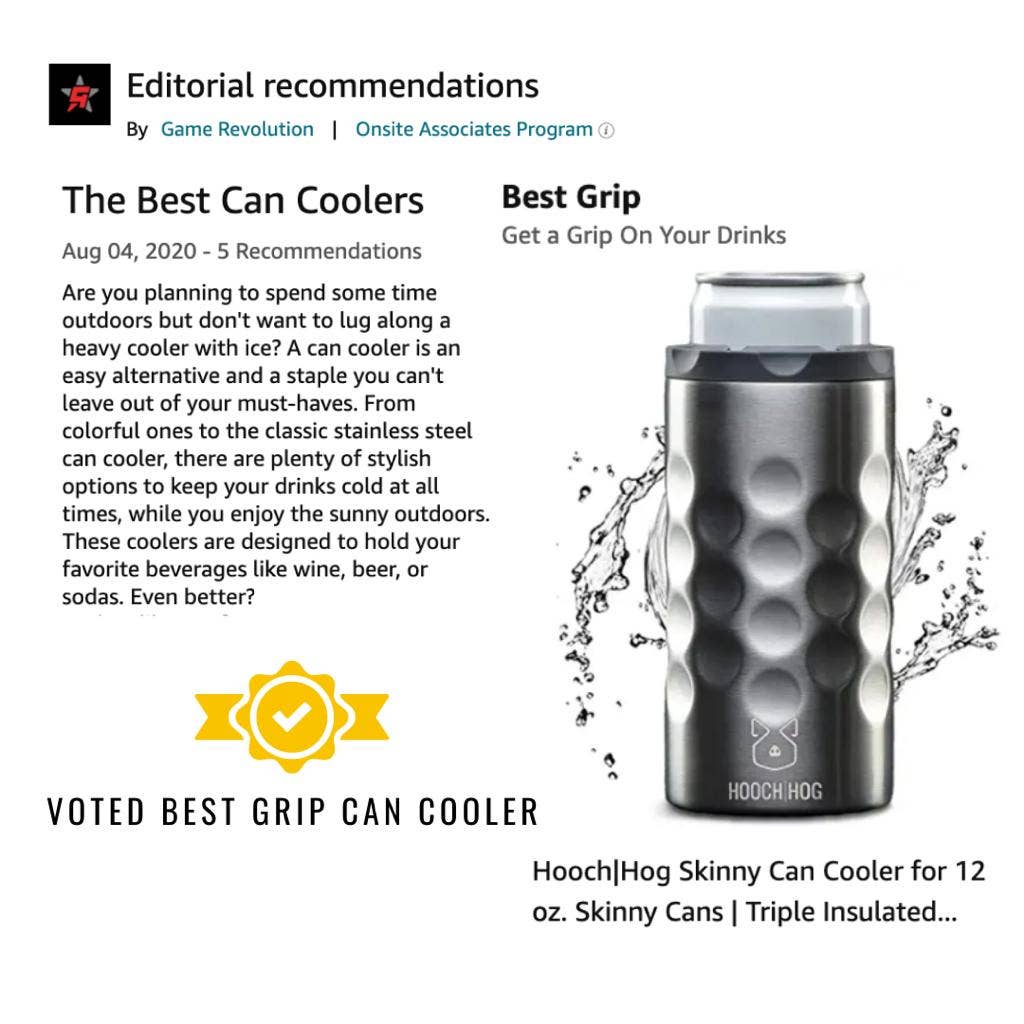 The Skinny Can Cooler [Blue Floral]