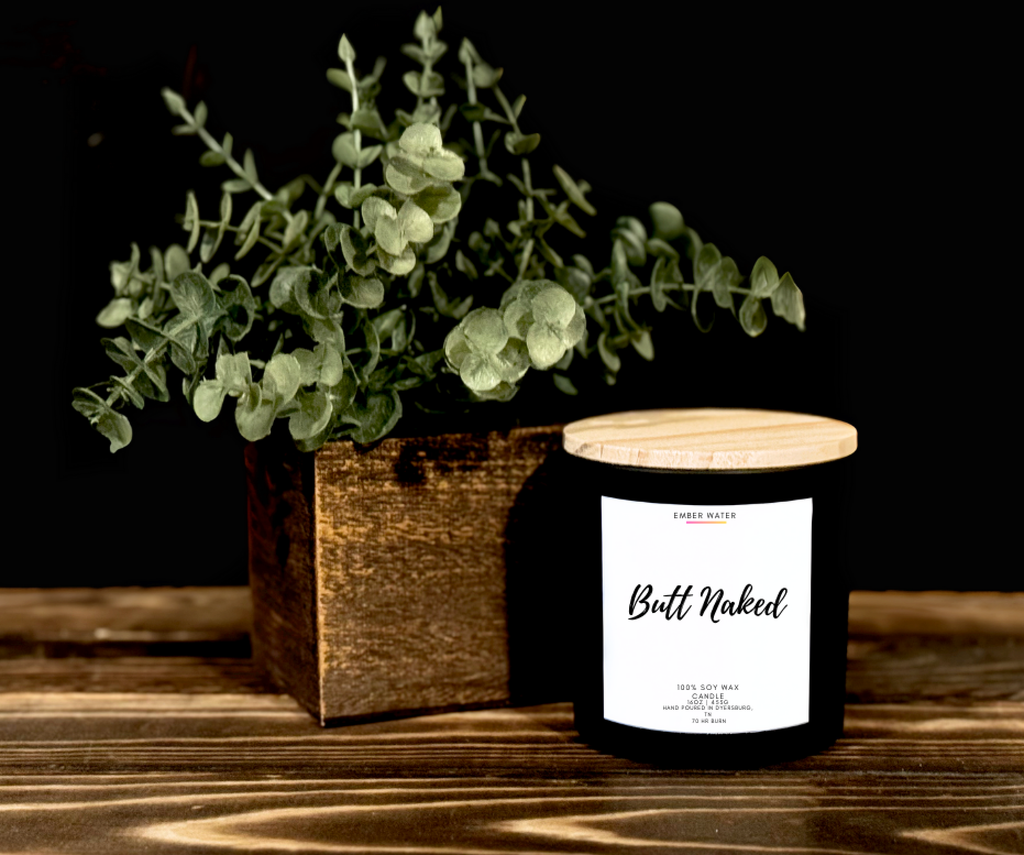 Butt Naked 16 oz 100% Soy Candle