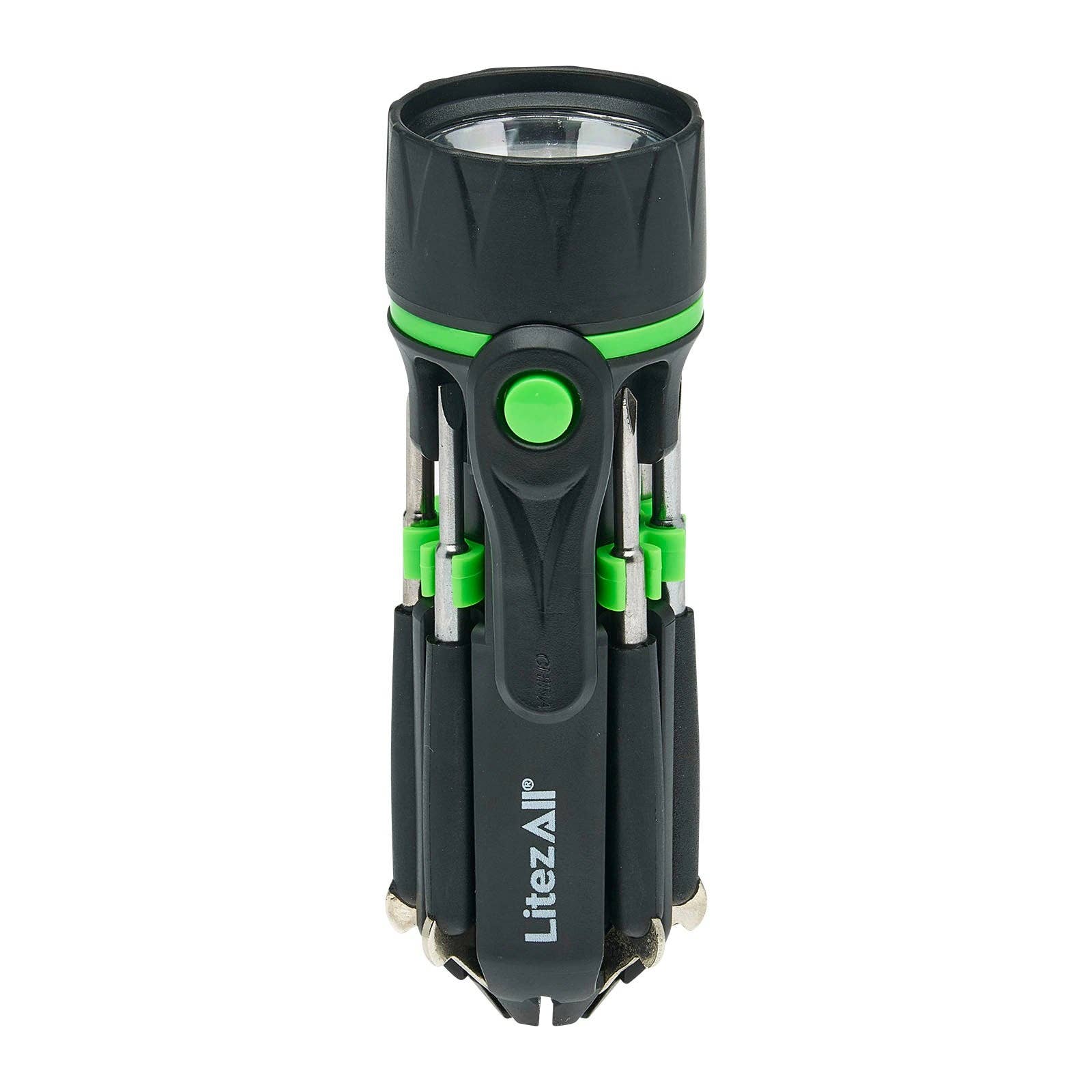 LitezAll LED Flashlight with 7 Screwdrivers