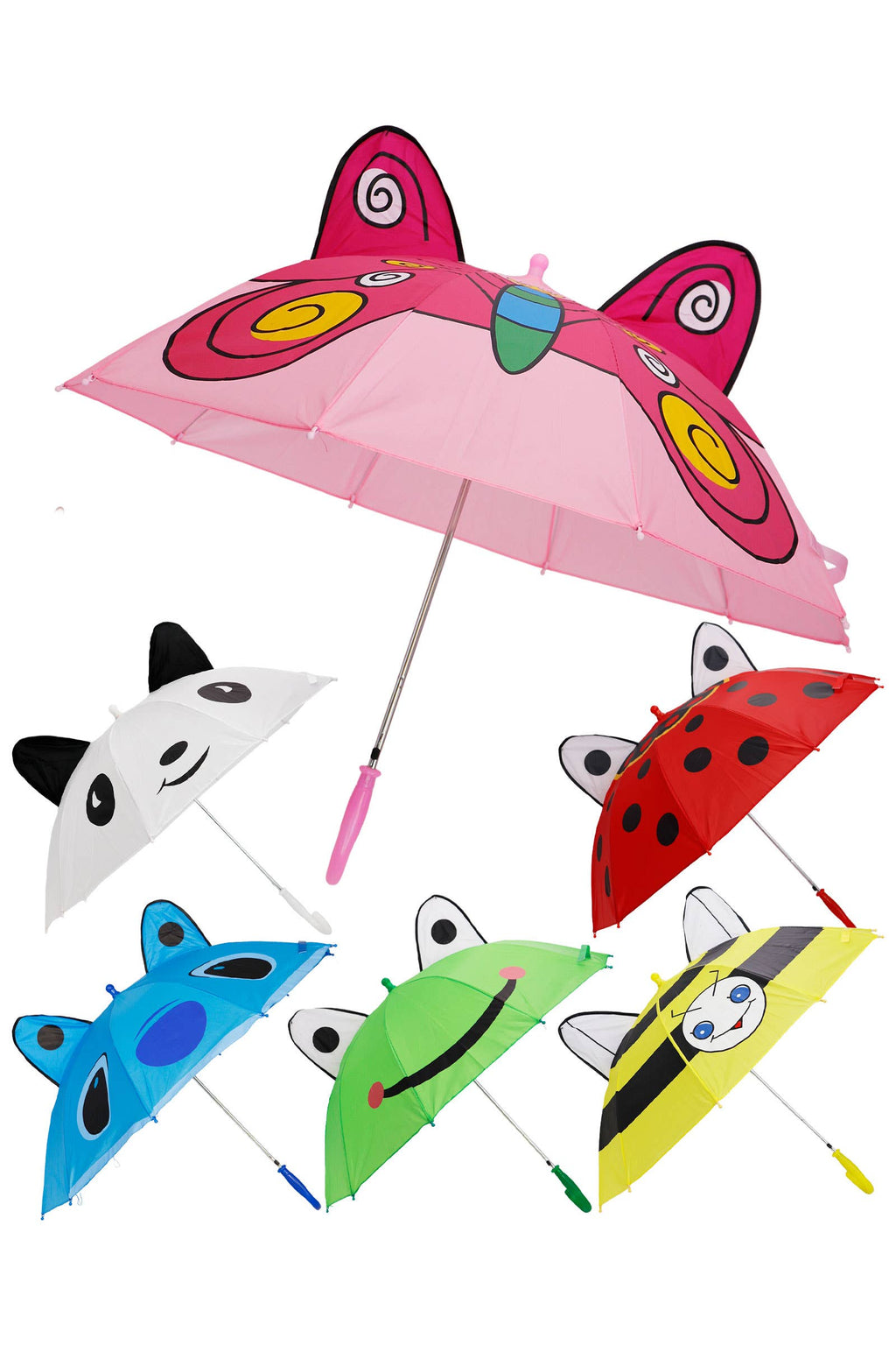 Kids Pointy Ear Animal Pals Umbrella