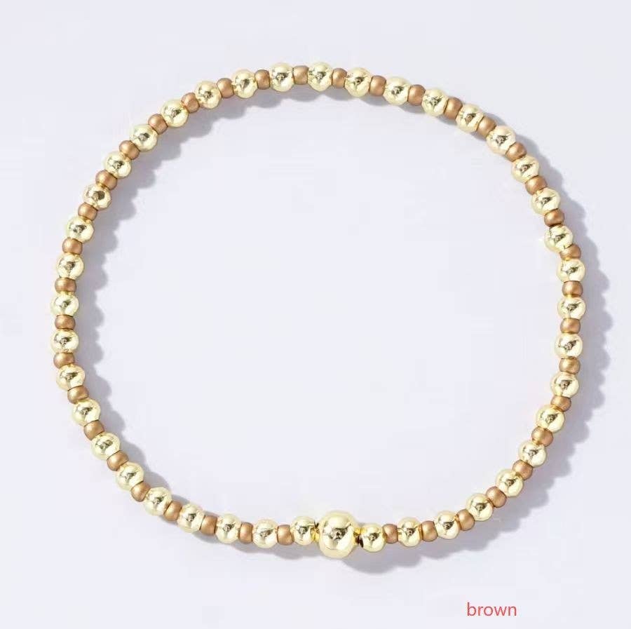 BOHO COLORFUL BALL BEADED BRACELET | 40B5223