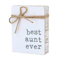 CA-3749 - Aunt Jute Block Sign