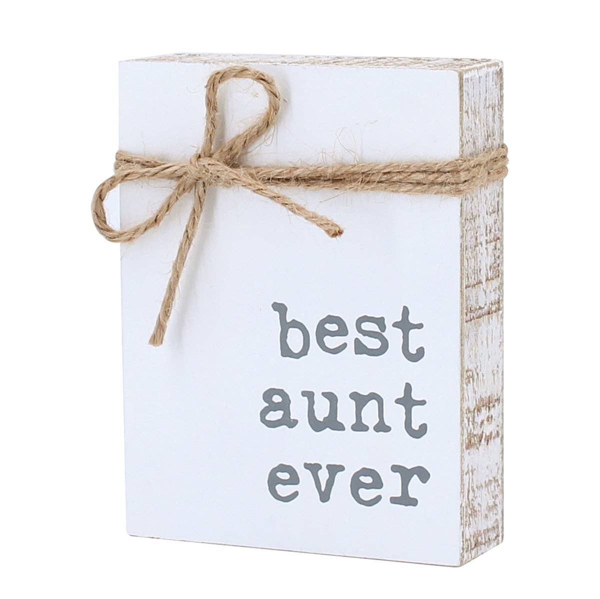 CA-3749 - Aunt Jute Block Sign