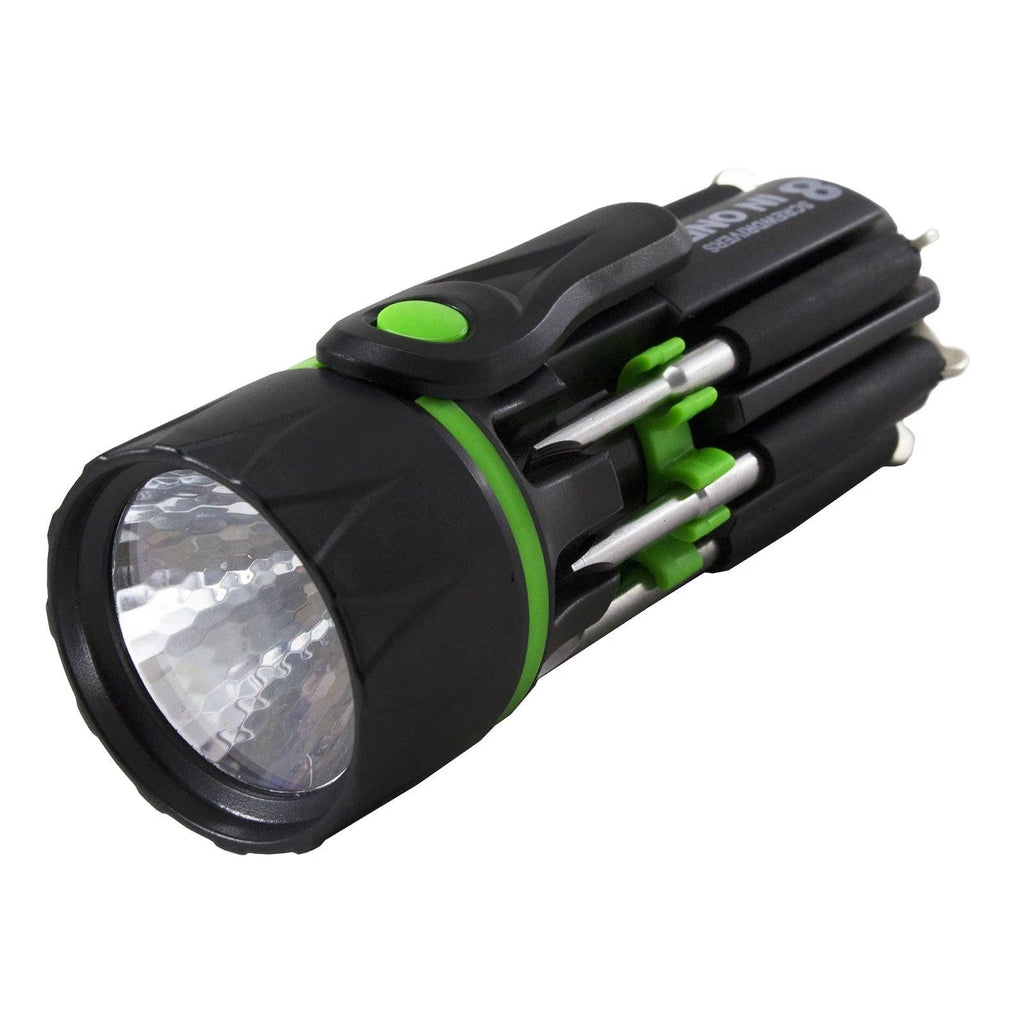 LitezAll LED Flashlight with 7 Screwdrivers