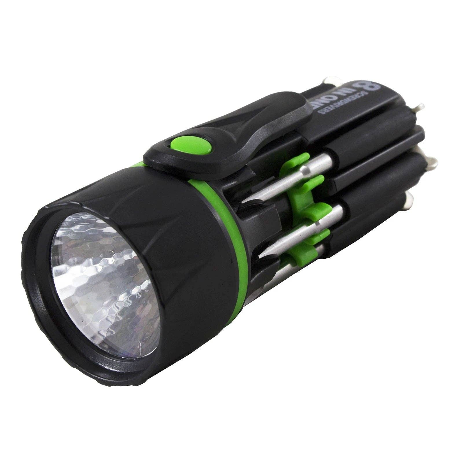 LitezAll LED Flashlight with 7 Screwdrivers