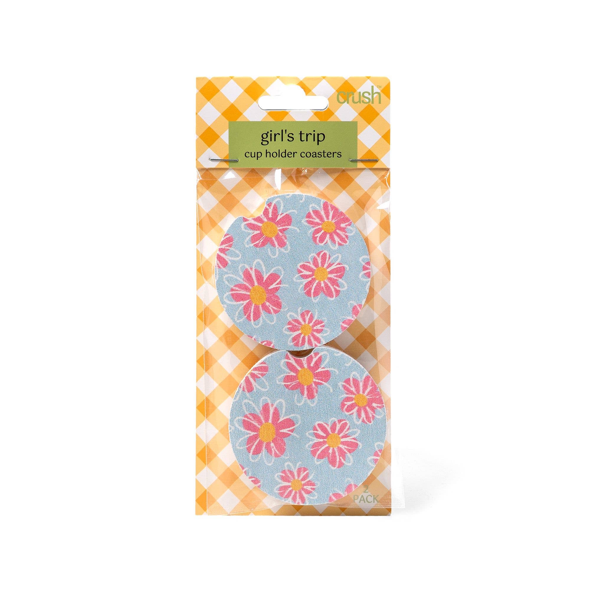 Crush Girl's Trip Cup Holder Coasters