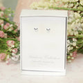 Sterling Silver Tiny Puff Heart Earrings  STG-279