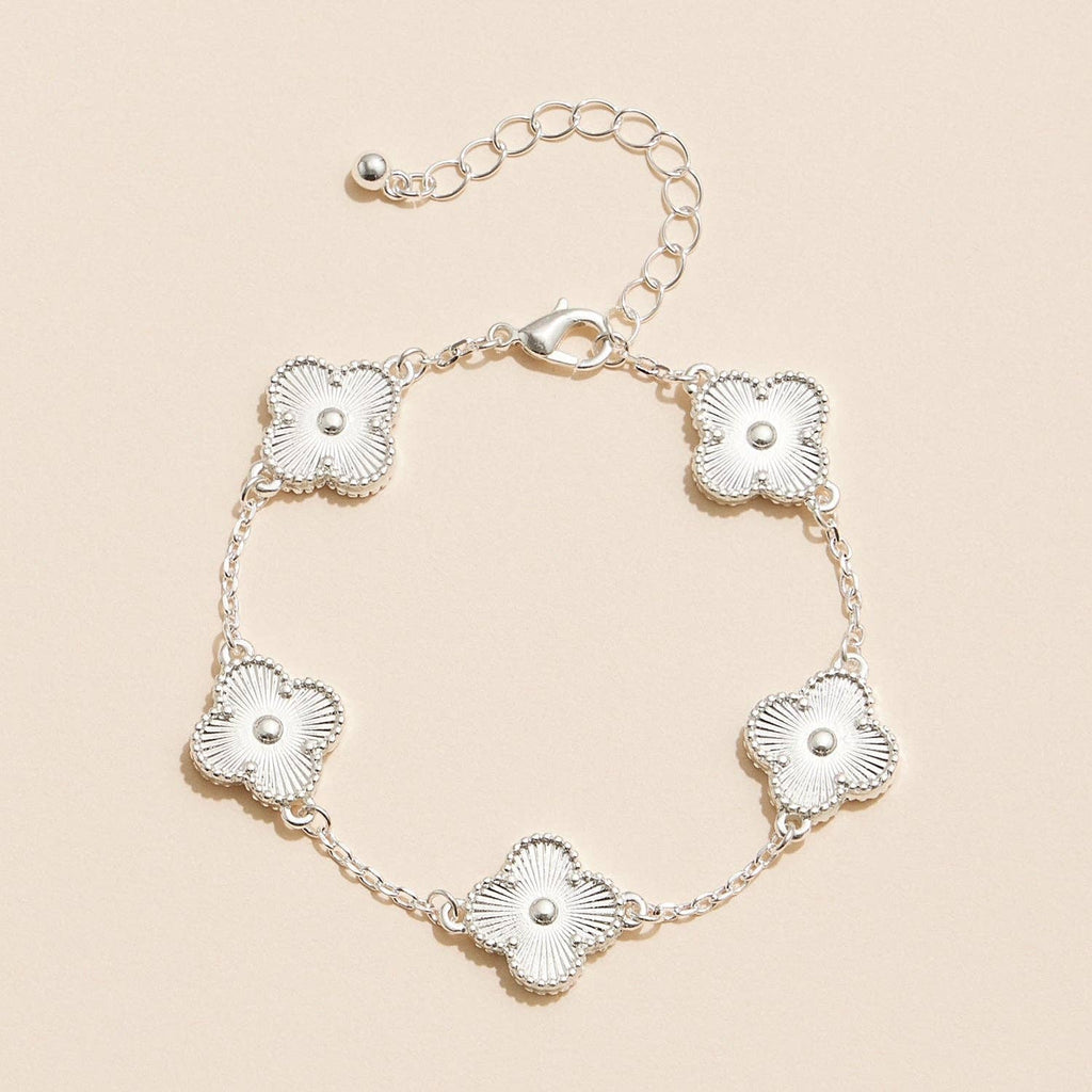 Colorful Shell Charm Bracelet with Gold Detailing