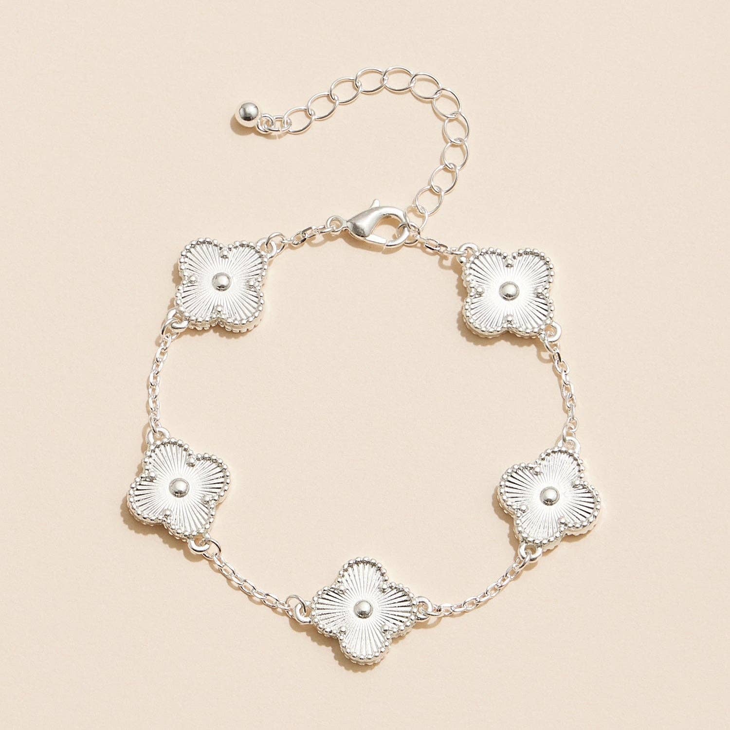 Colorful Shell Charm Bracelet with Gold Detailing