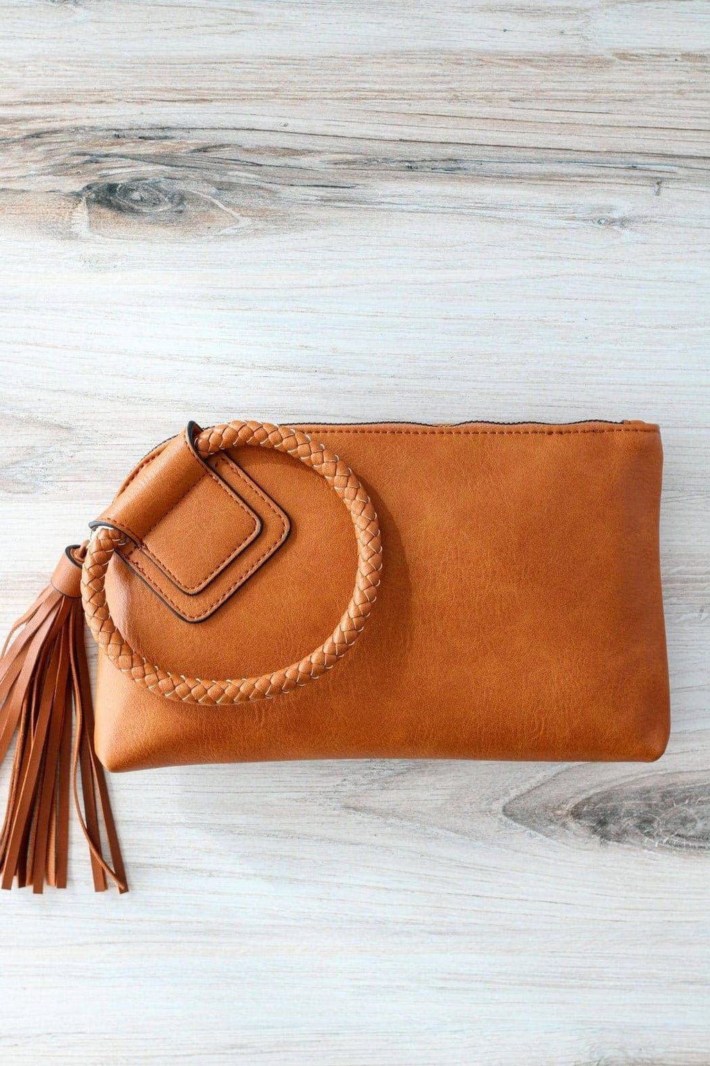 JYM0346 Soft Vegan Leather Wristlet/Clutch