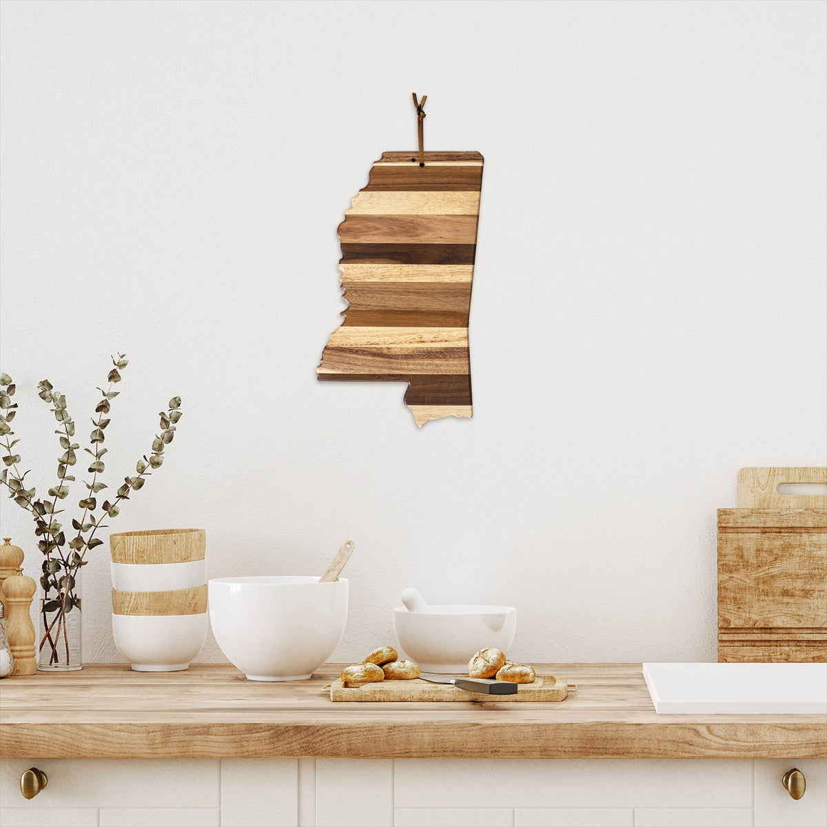 Rock & Branch® Shiplap Series Mississippi Serving Board