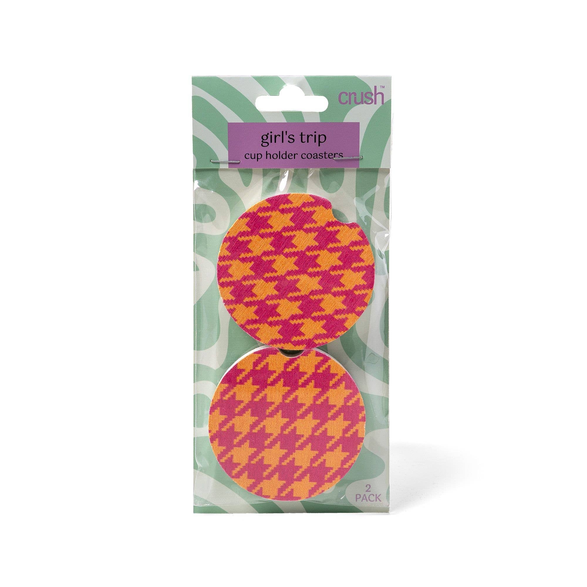 Crush Girl's Trip Cup Holder Coasters