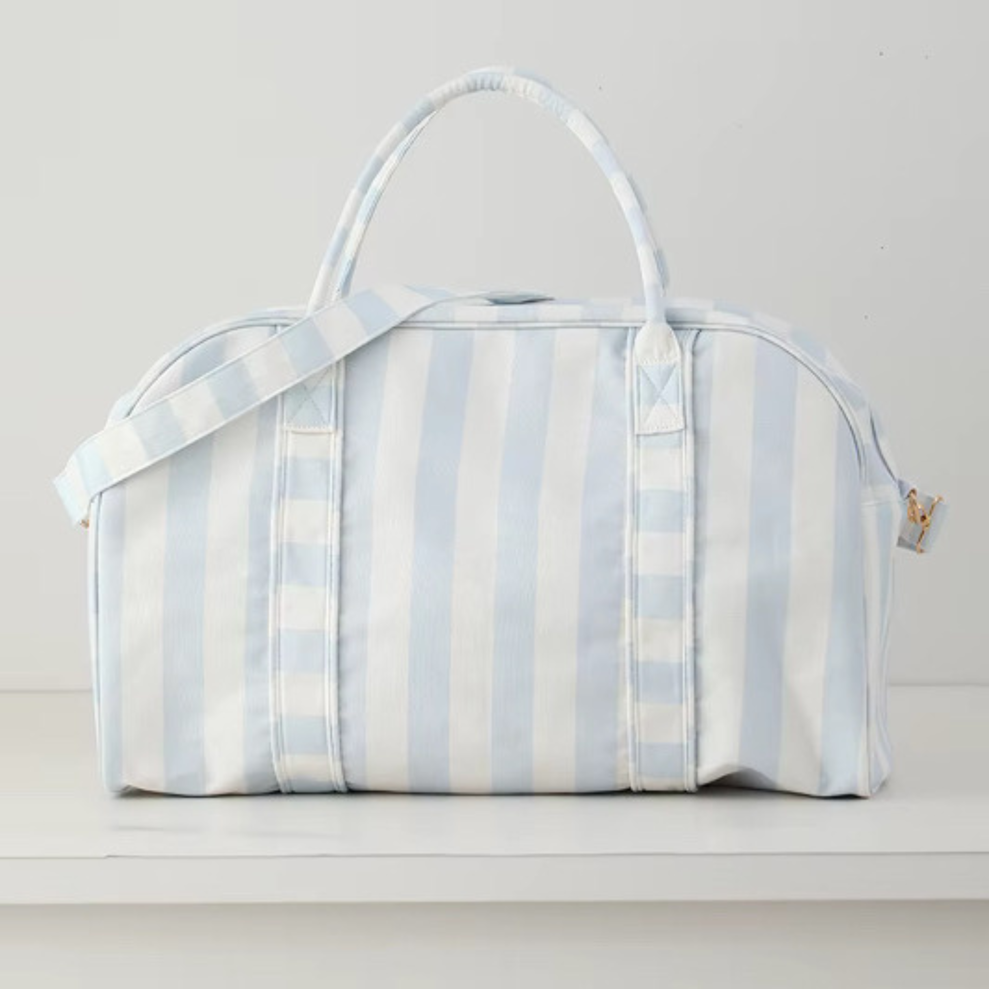 Stripe Weekender Duffel Bag Seaside Stripes