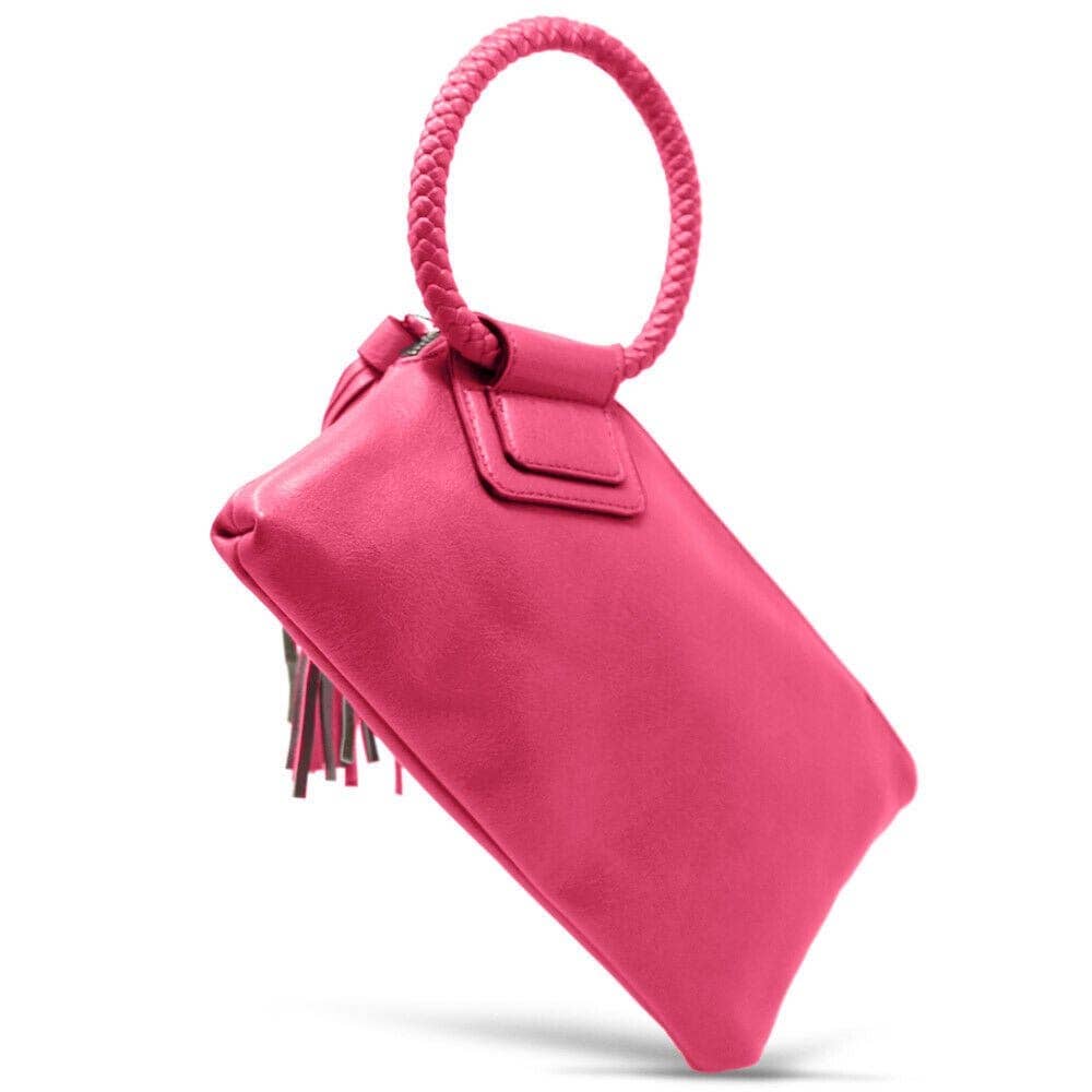 JYM0346 Soft Vegan Leather Wristlet/Clutch