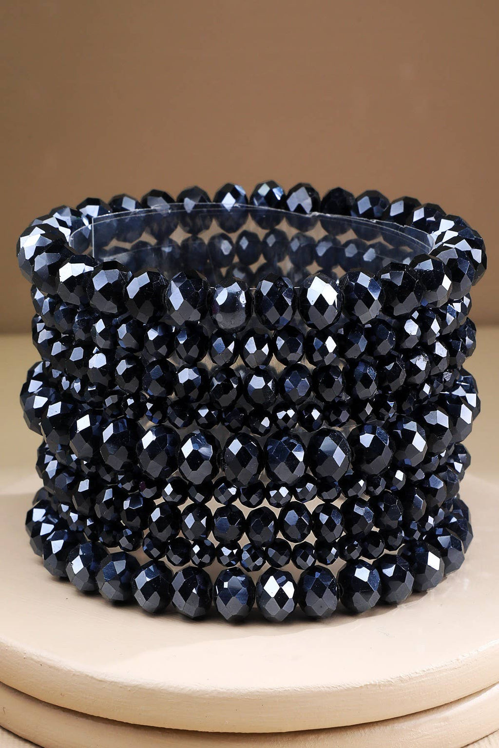Glass Bead 9 Set Bracelet