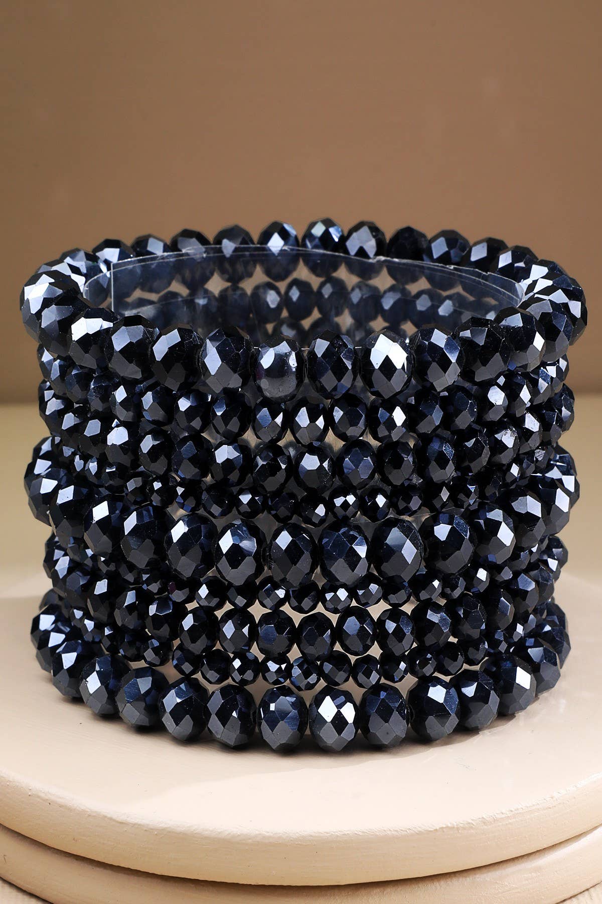 Glass Bead 9 Set Bracelet