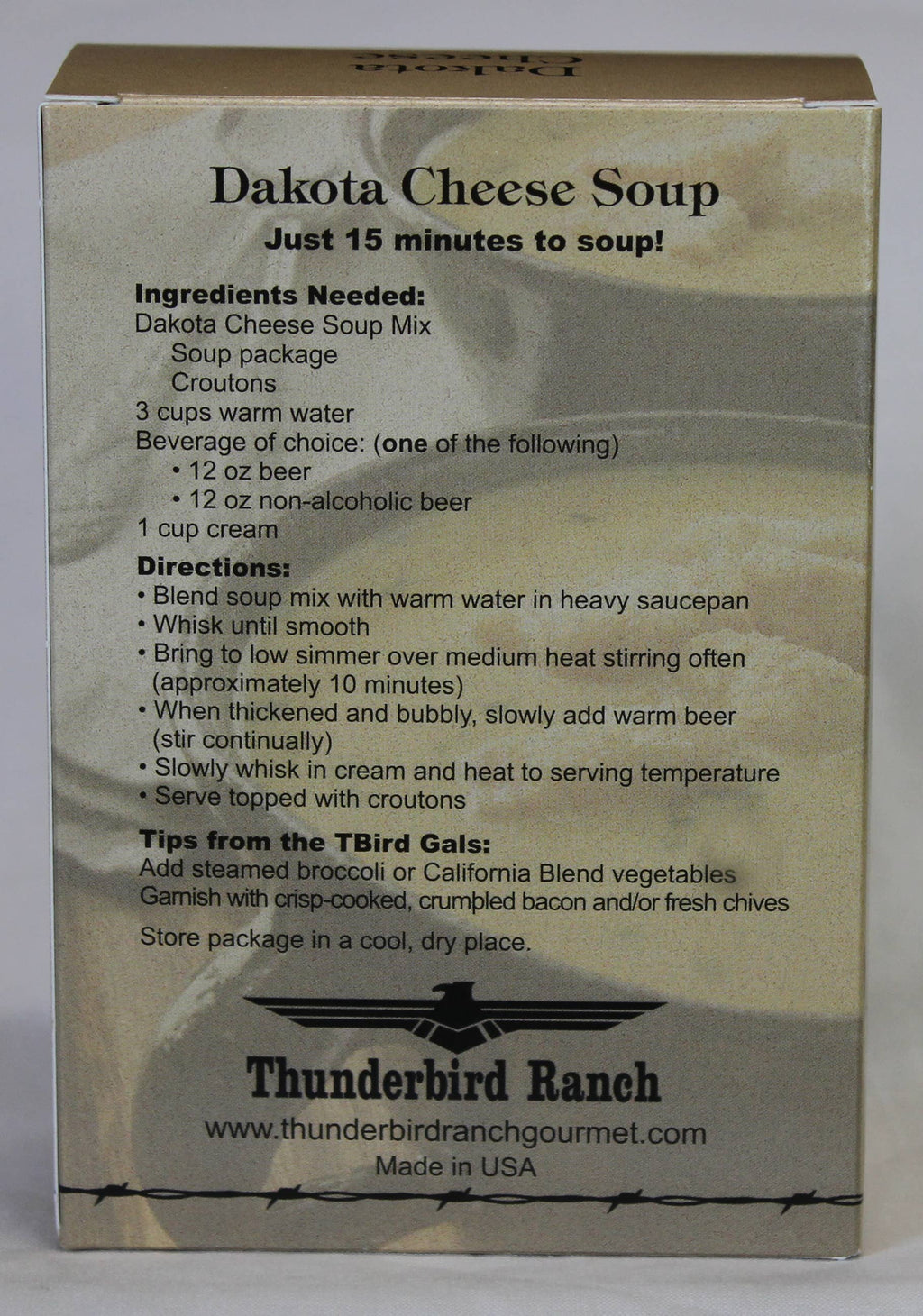 Dakota Cheese Soup