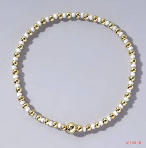 BOHO COLORFUL BALL BEADED BRACELET | 40B5223