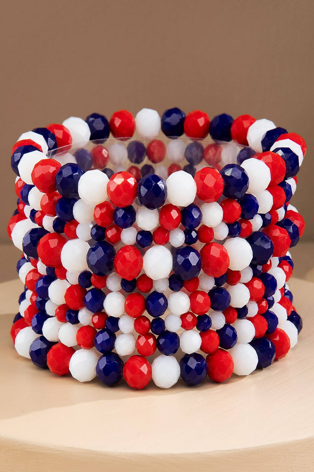 Glass Bead 9 Set Bracelet