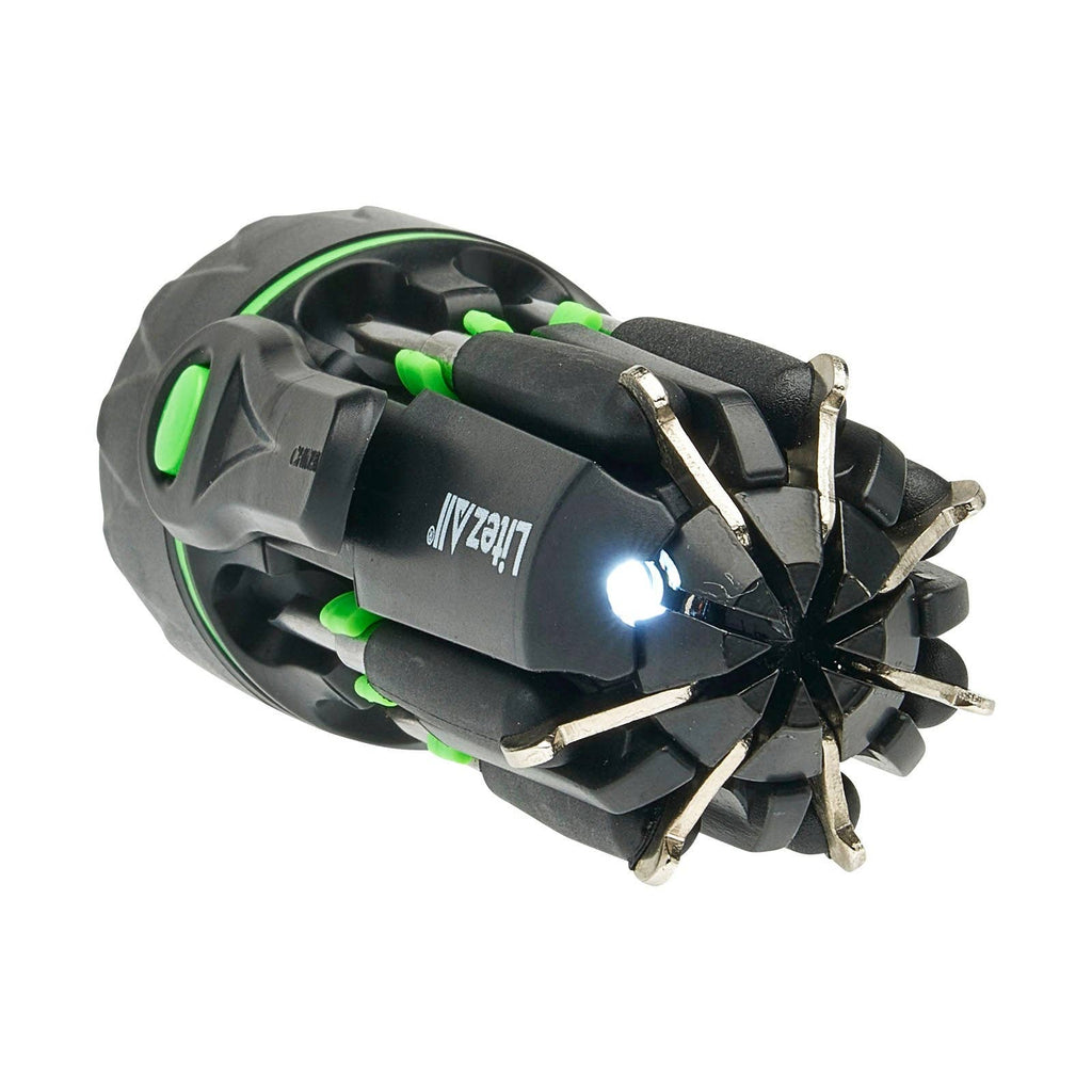 LitezAll LED Flashlight with 7 Screwdrivers