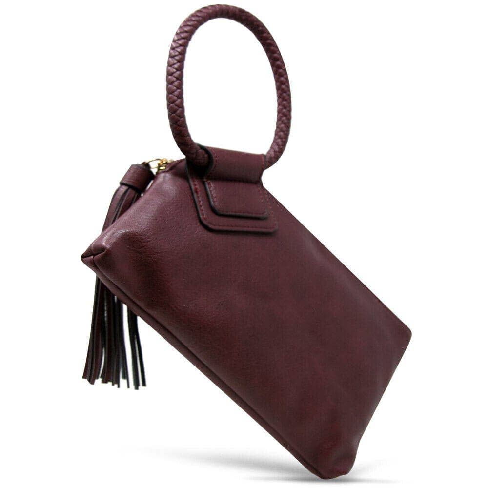 JYM0346 Soft Vegan Leather Wristlet/Clutch