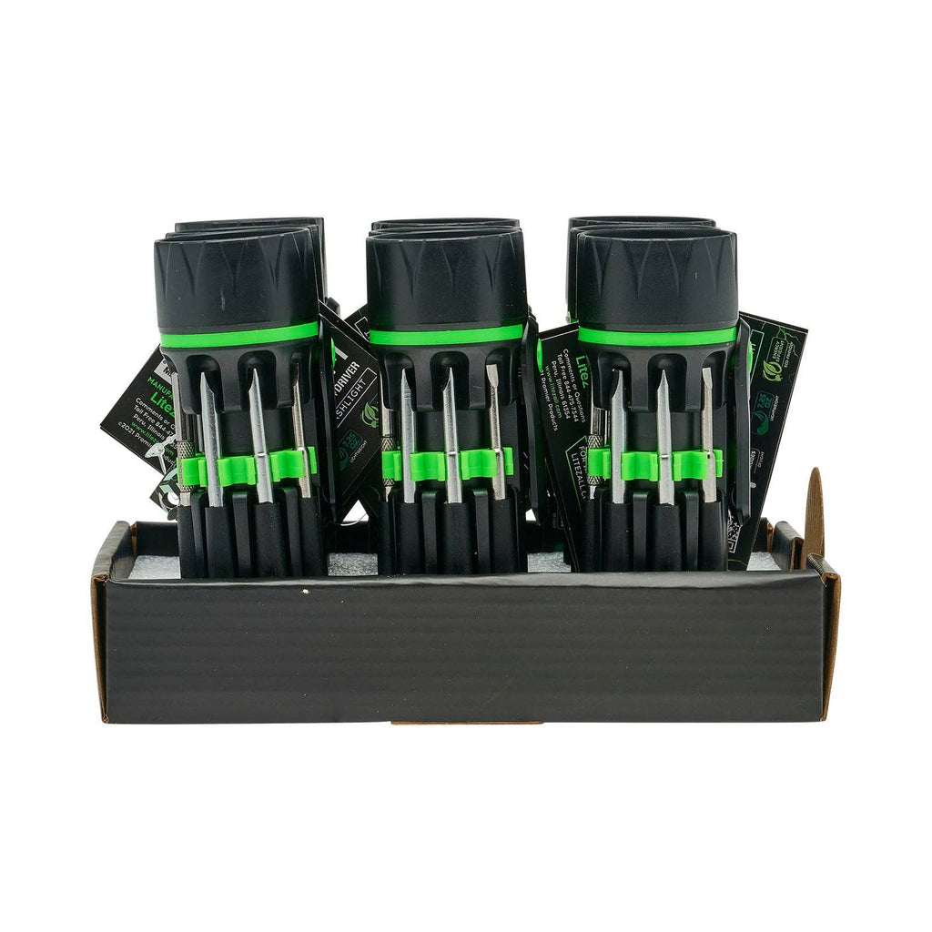 LitezAll LED Flashlight with 7 Screwdrivers
