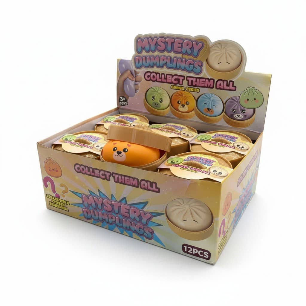Mystery Squishy Dumplings - Animal Series 12ct