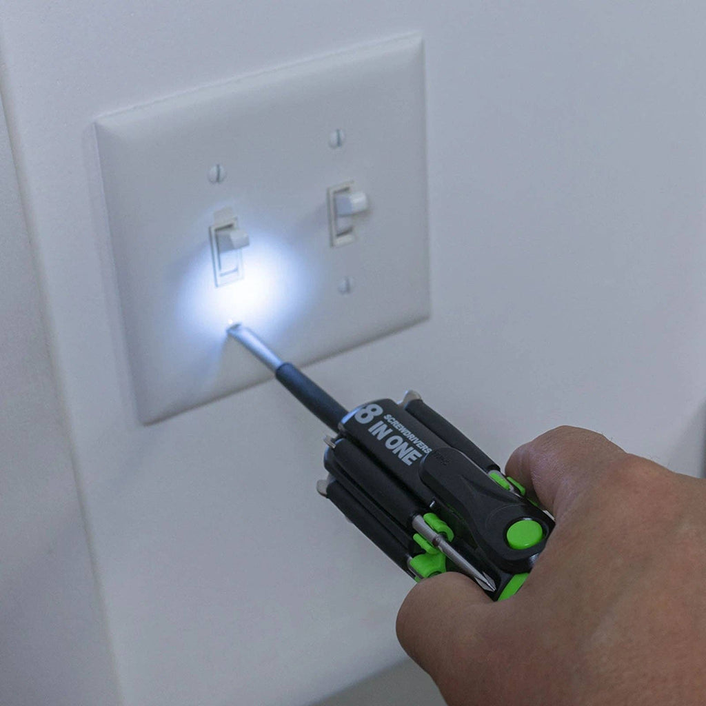LitezAll LED Flashlight with 7 Screwdrivers