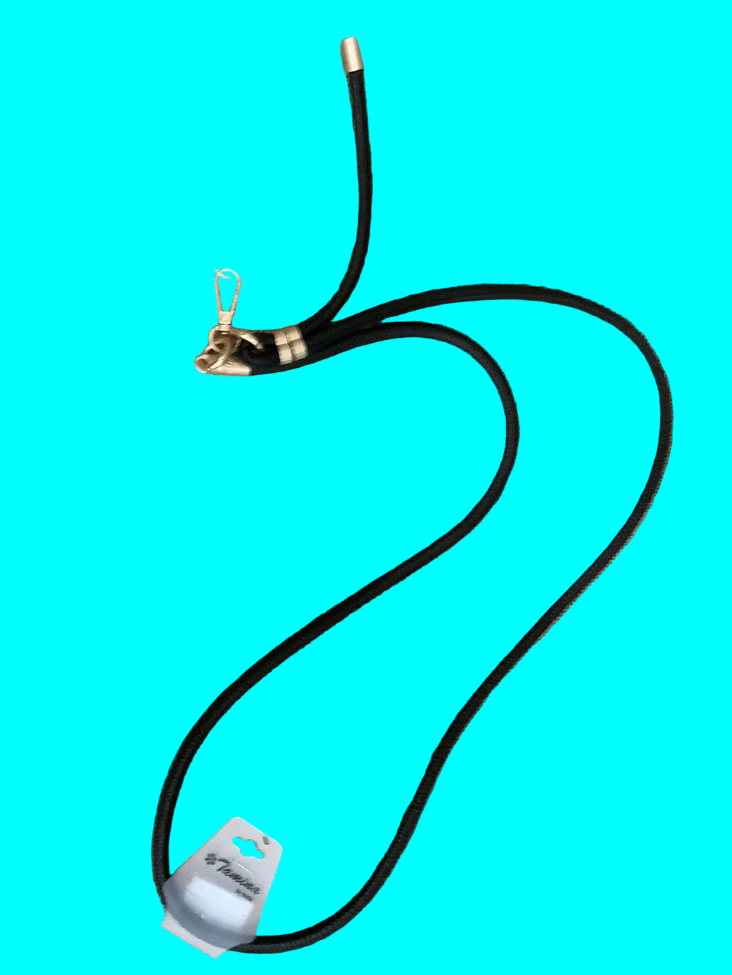 Black leather Cellphone Neck Strap