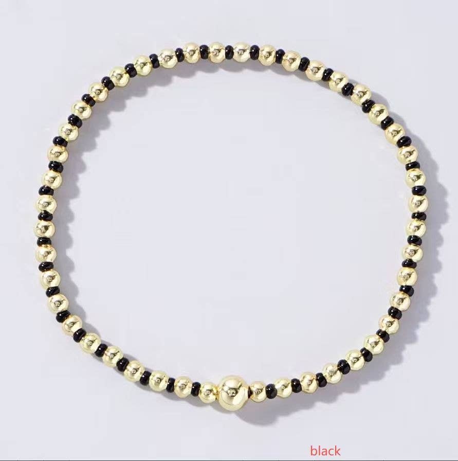 BOHO COLORFUL BALL BEADED BRACELET | 40B5223