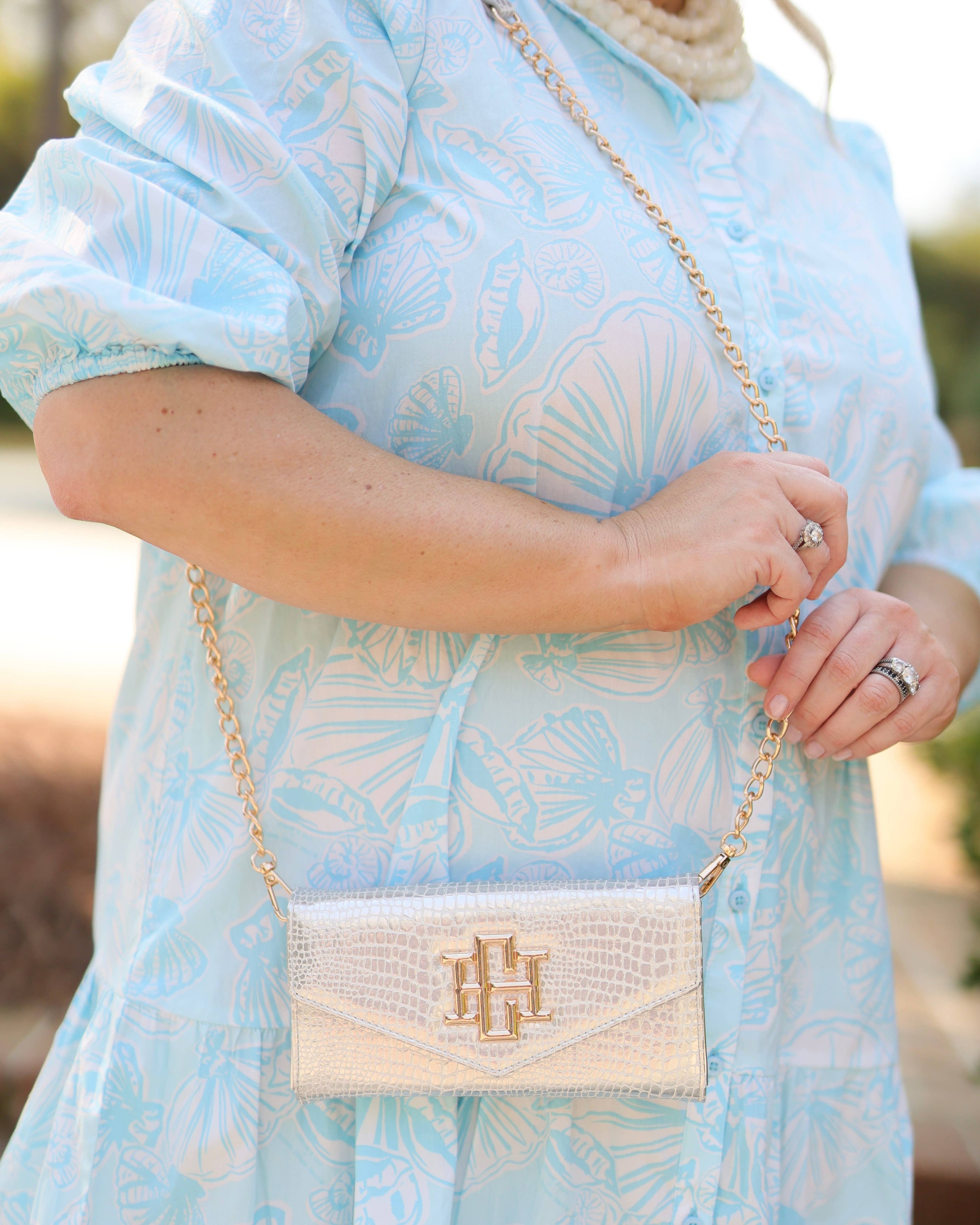 Carlington Clutch/Crossbody Silver EC