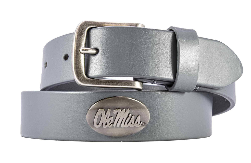 Ole Miss Rebels Men's Collegiate Leather Belt