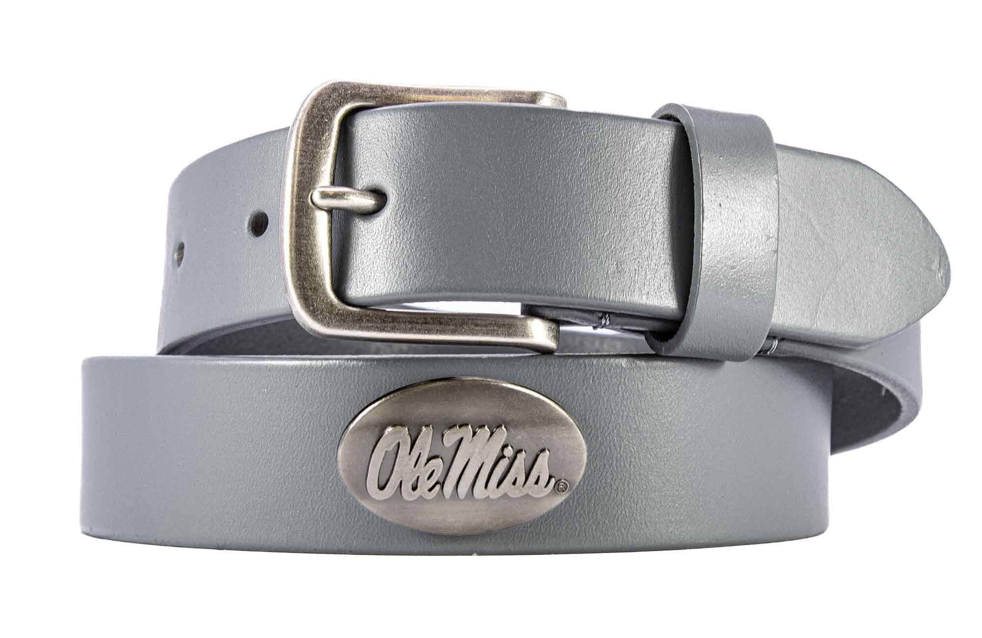 Ole Miss Rebels Men's Collegiate Leather Belt