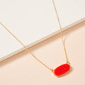 Druzy Stone Pendant Necklace