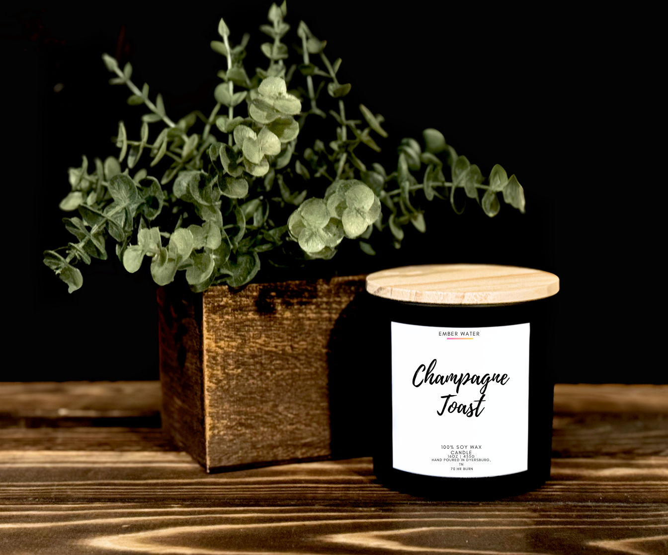 Champagne Toast 16 oz 100% Soy Candle 