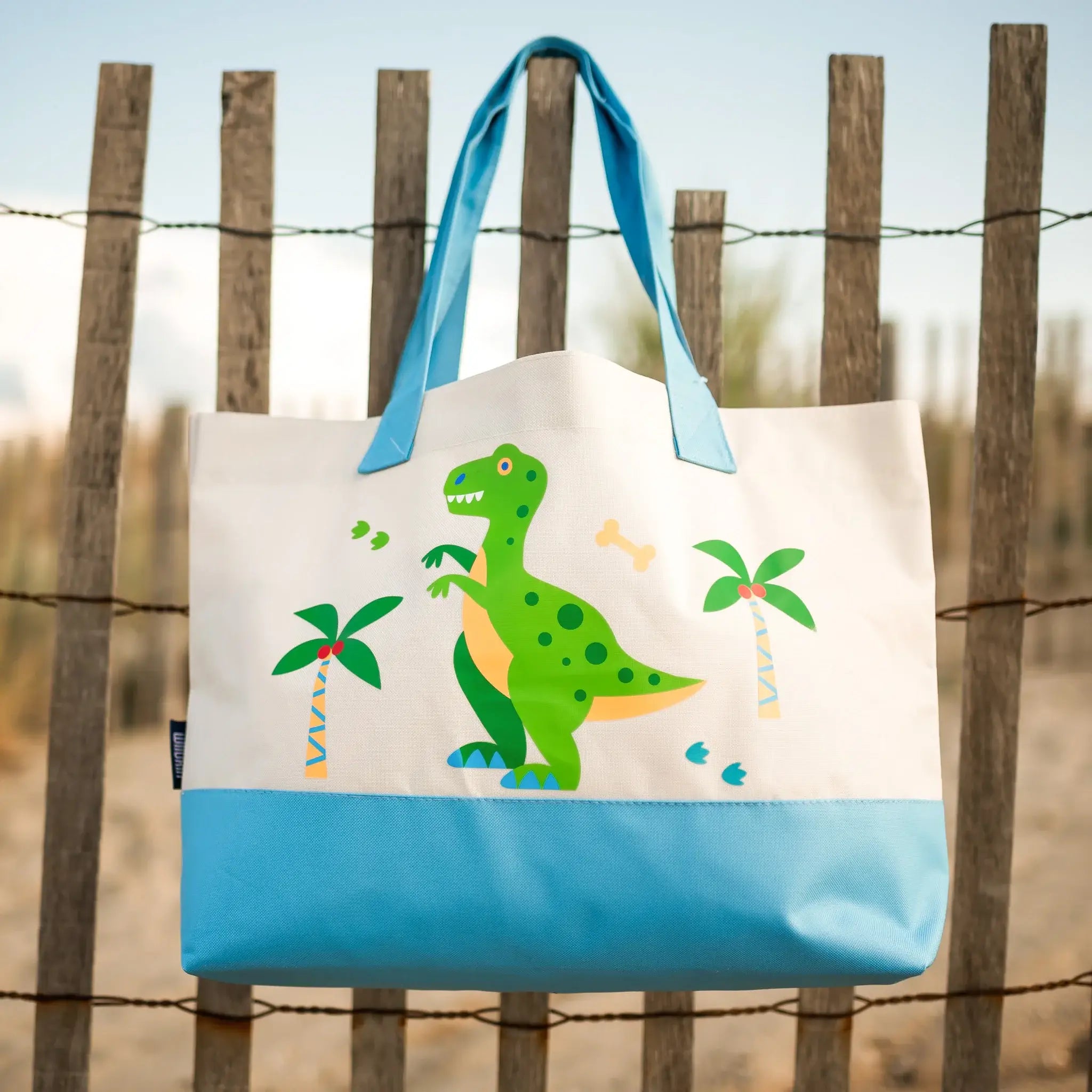 Dinosaur Land Beach Tote
