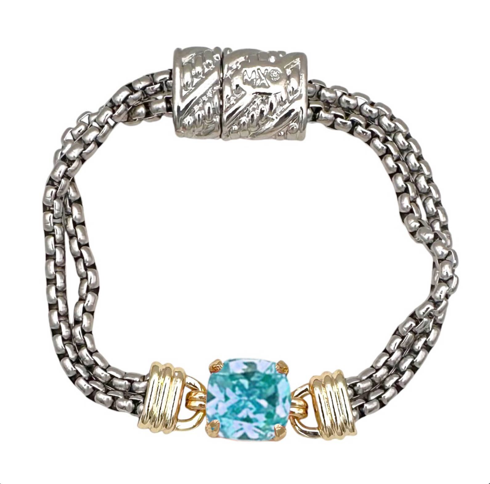 Cushion Cut Candy Station Bracelet
