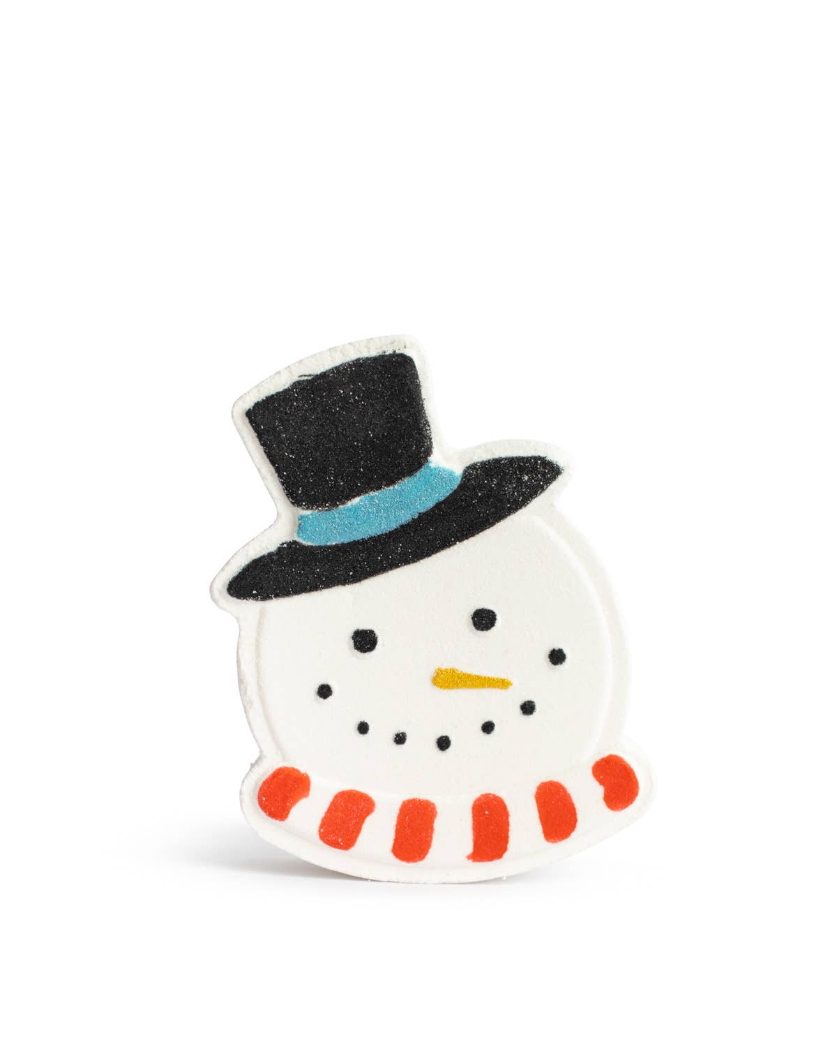 Snowman Bath Fizzer   Sugar Plum Scented     White/Multi   2.5x4x1.5