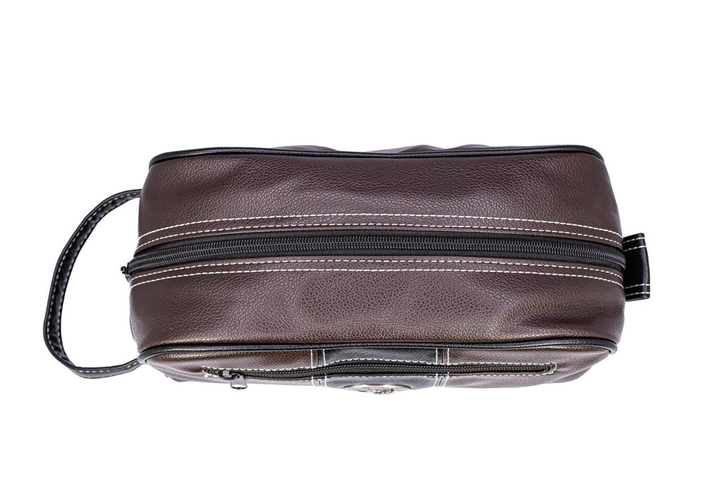 Ole Miss Rebels Men's Toiletry Dopp Bag Brown