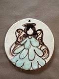 Round Ornament (Angel Blue Dress)