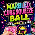 Marbled Cube Squeeze Ball – Viral Swirl Cubes