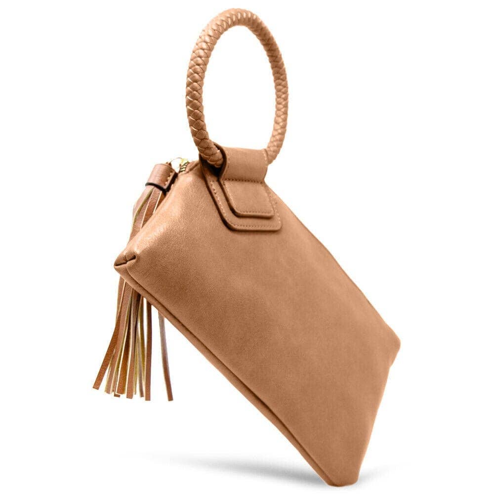 JYM0346 Soft Vegan Leather Wristlet/Clutch